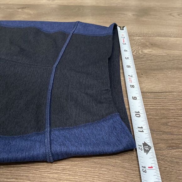 Outdoor Voices Color Block Blue Gray High Rise 7/8 Leggings Size Small - Picture 7 of 11